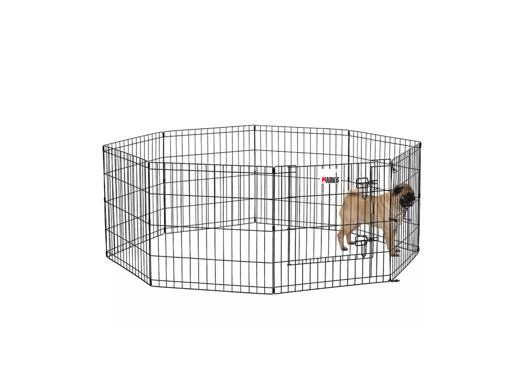 Foldable metal pet exercise and playpen best sale