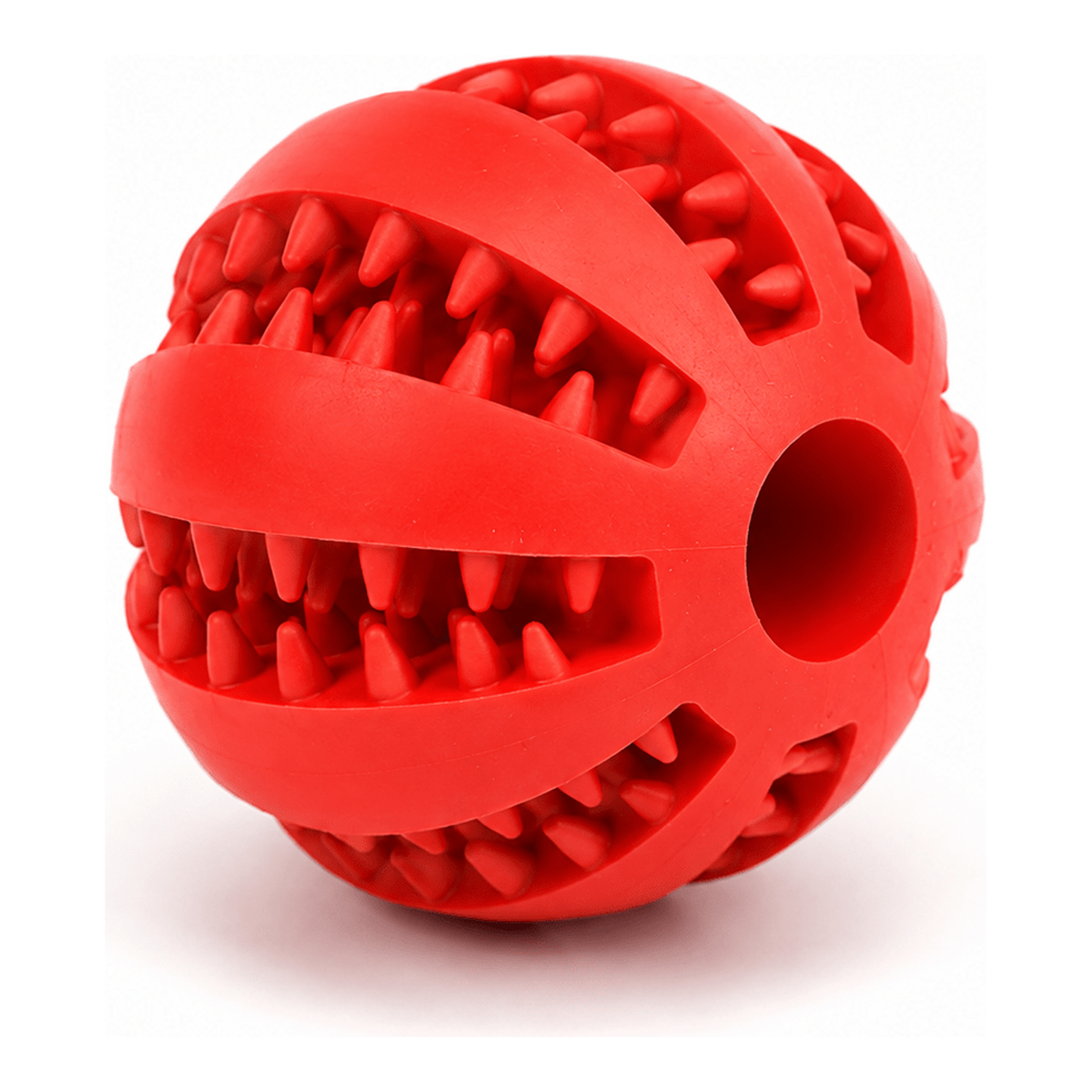 Rubber Dog Treat Ball & Chew Toy