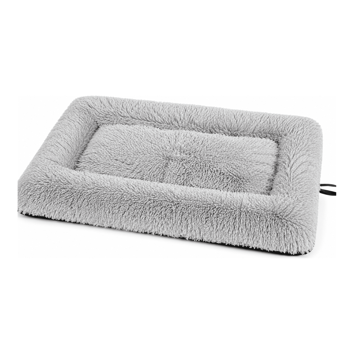 Soft Rectangular Dog Bed & Crate Mat - angled view