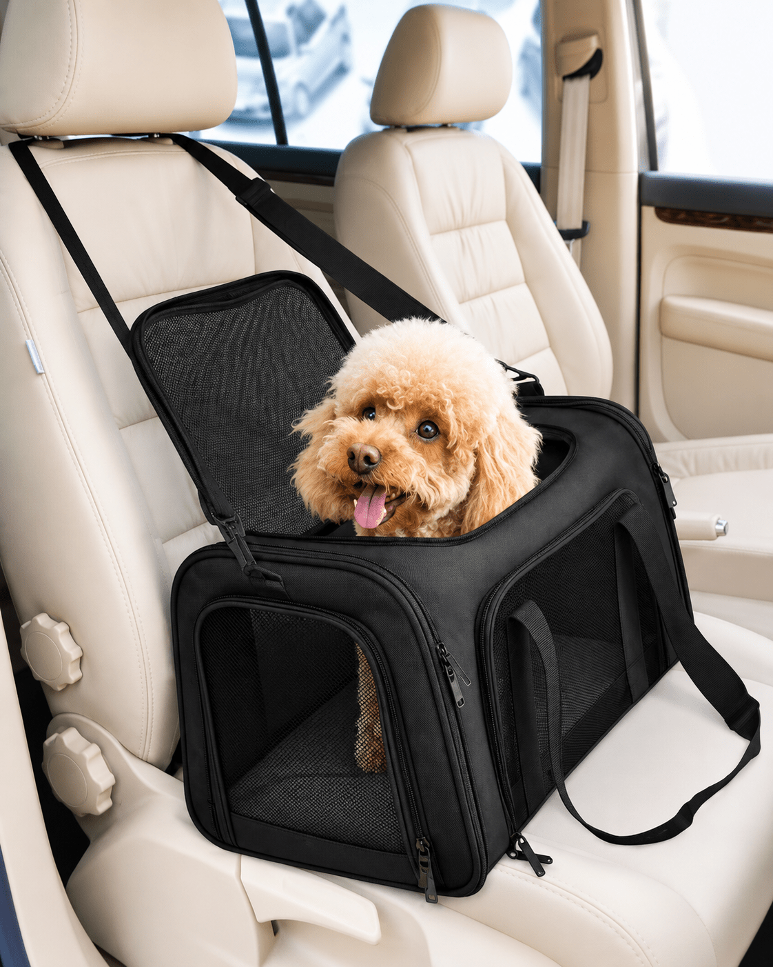 Soft-Sided Pet Carrier Bag - Markif Pet Shop