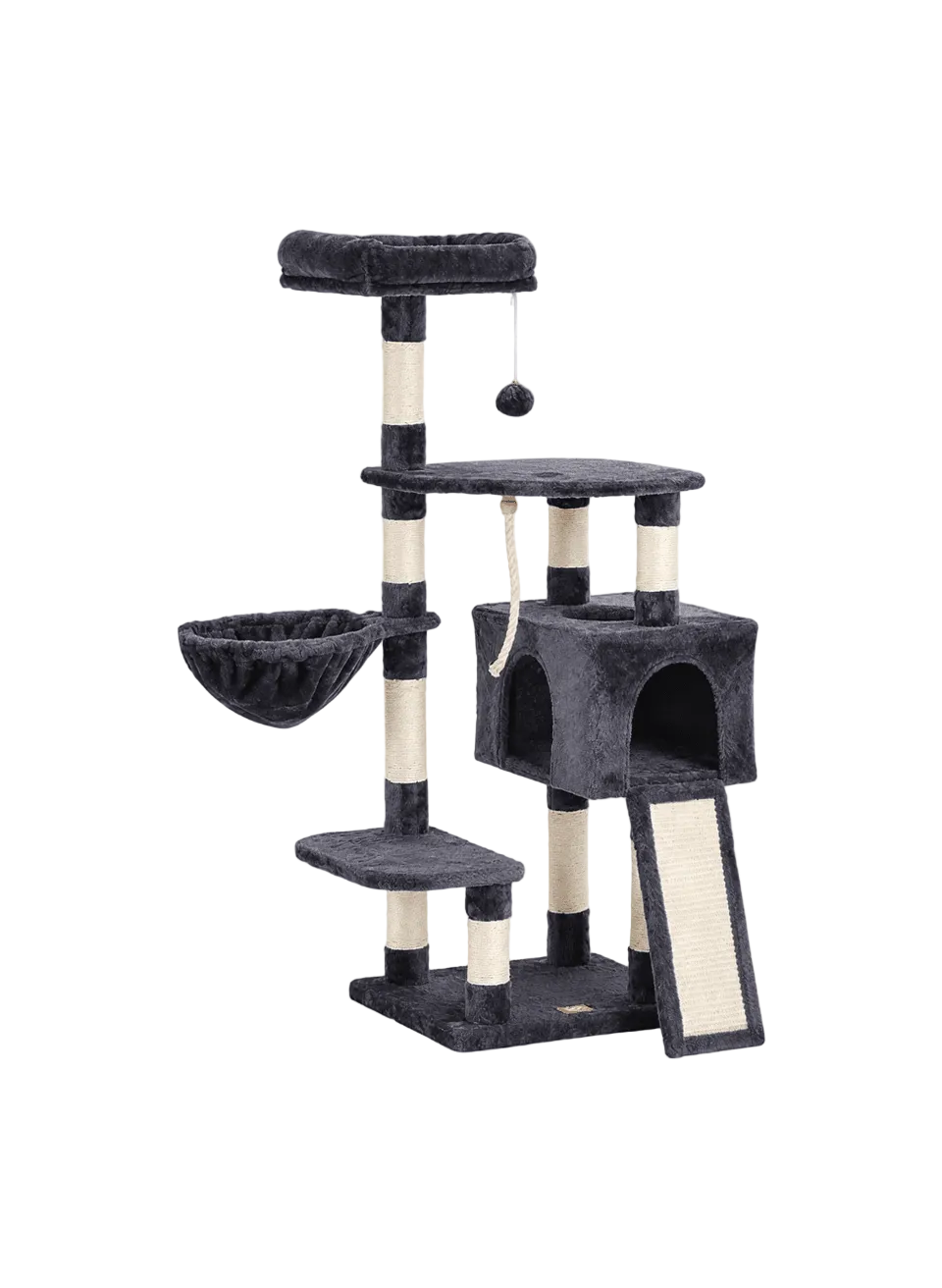 50" Multi-Level Cat Tree & Scratching Tower - Markif Pet Shop
