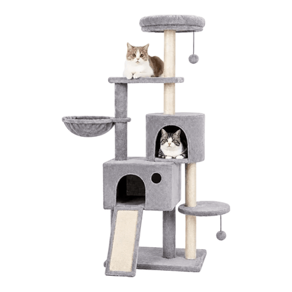 59" Multi-Level Cat Tree & Scratching Tower