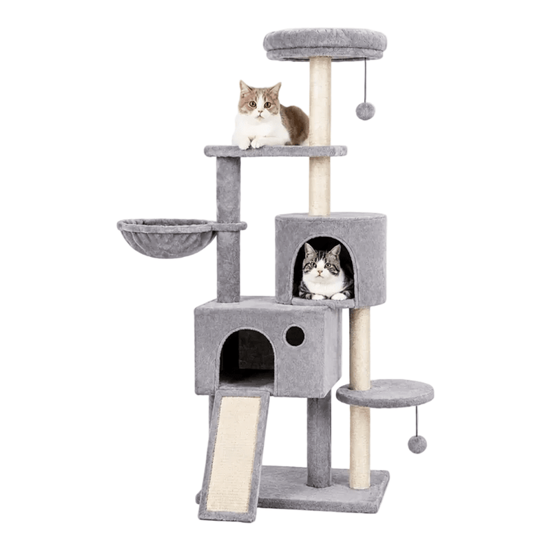 59" Multi-Level Cat Tree & Scratching Tower - Markif Pet Shop