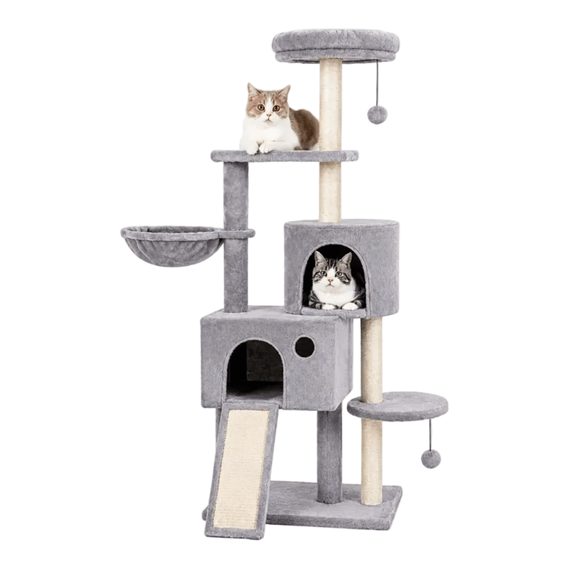 59" Multi-Level Cat Tree & Scratching Tower
