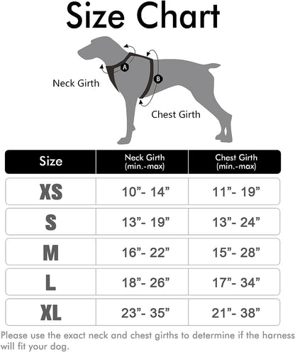 Dog Harness with Reflective Safety and Easy Control Handle