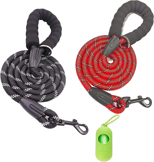 6.5FT Strong Dog Leash with Comfortable Padded Handle