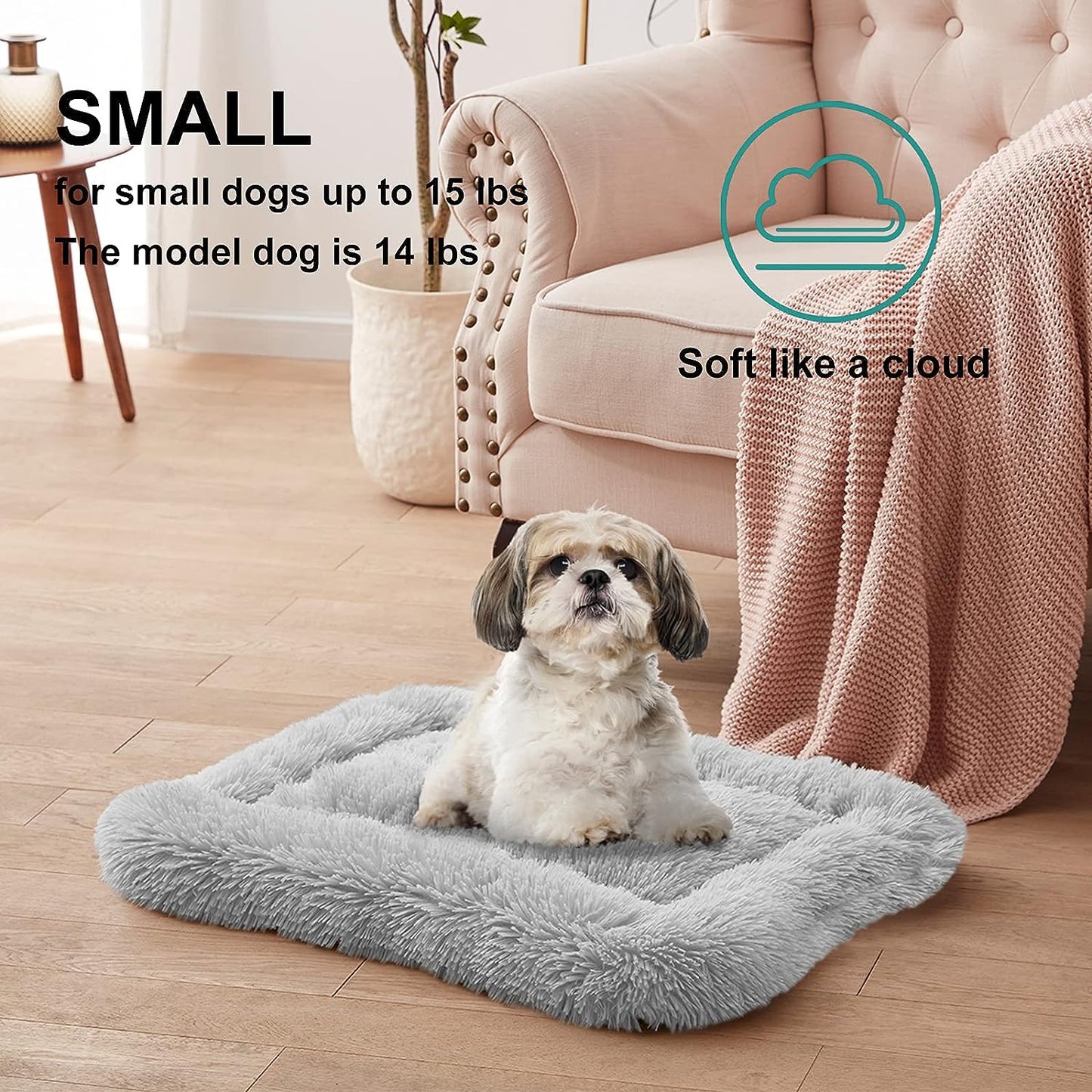 Machine Washable Dog Crate Bed - Comfort and Convenience