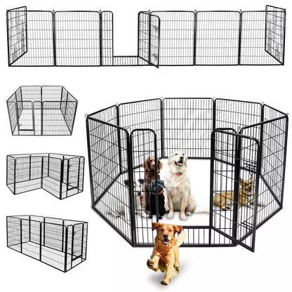 8 panels Heavy duty Pet Playpen Indoor/Outdoor.