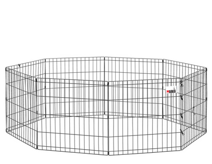 8 panels Foldable Metal Exercise Pet Playpen