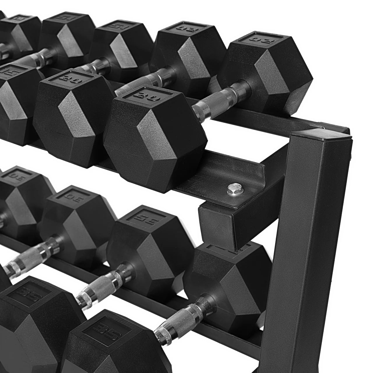 Commercial 3-Tier Dumbbell Rack