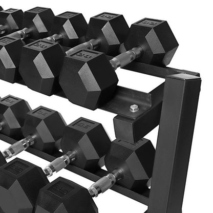 Commercial 3-Tier Dumbbell Rack
