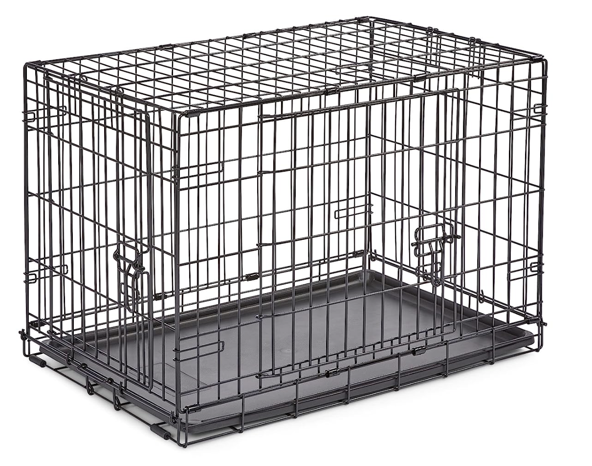 Double Door Folding Metal Dog Crate Pet Supplies MARKIF Markif   ScreenShot2023 08 10at11.29.17AM 