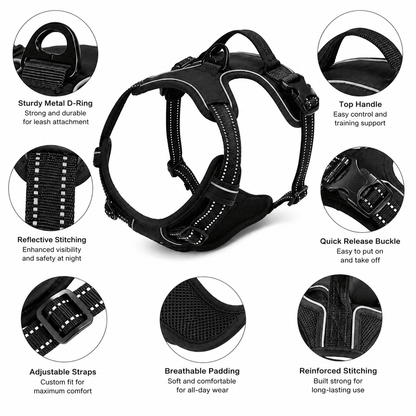 Adjustable Dog Harness - Markif Pet Shop
