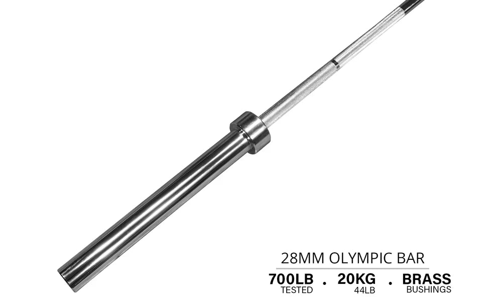 Olympic Bar - 86", 28mm, 44LB - Bushing & Bearing