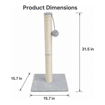 Cat Scratching Post with Hanging Toy