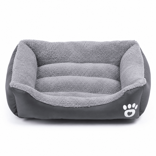Cozy Bolster Dog Bed with Raised Sides - Markif Pet Shop