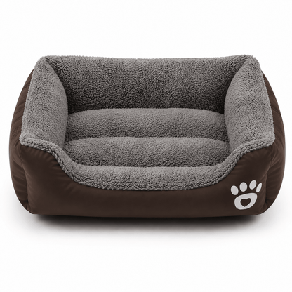 Cozy Bolster Dog Bed with Raised Sides - Markif Pet Shop