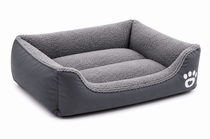 Cozy Bolster Dog Bed with Raised Sides - Markif Pet Shop
