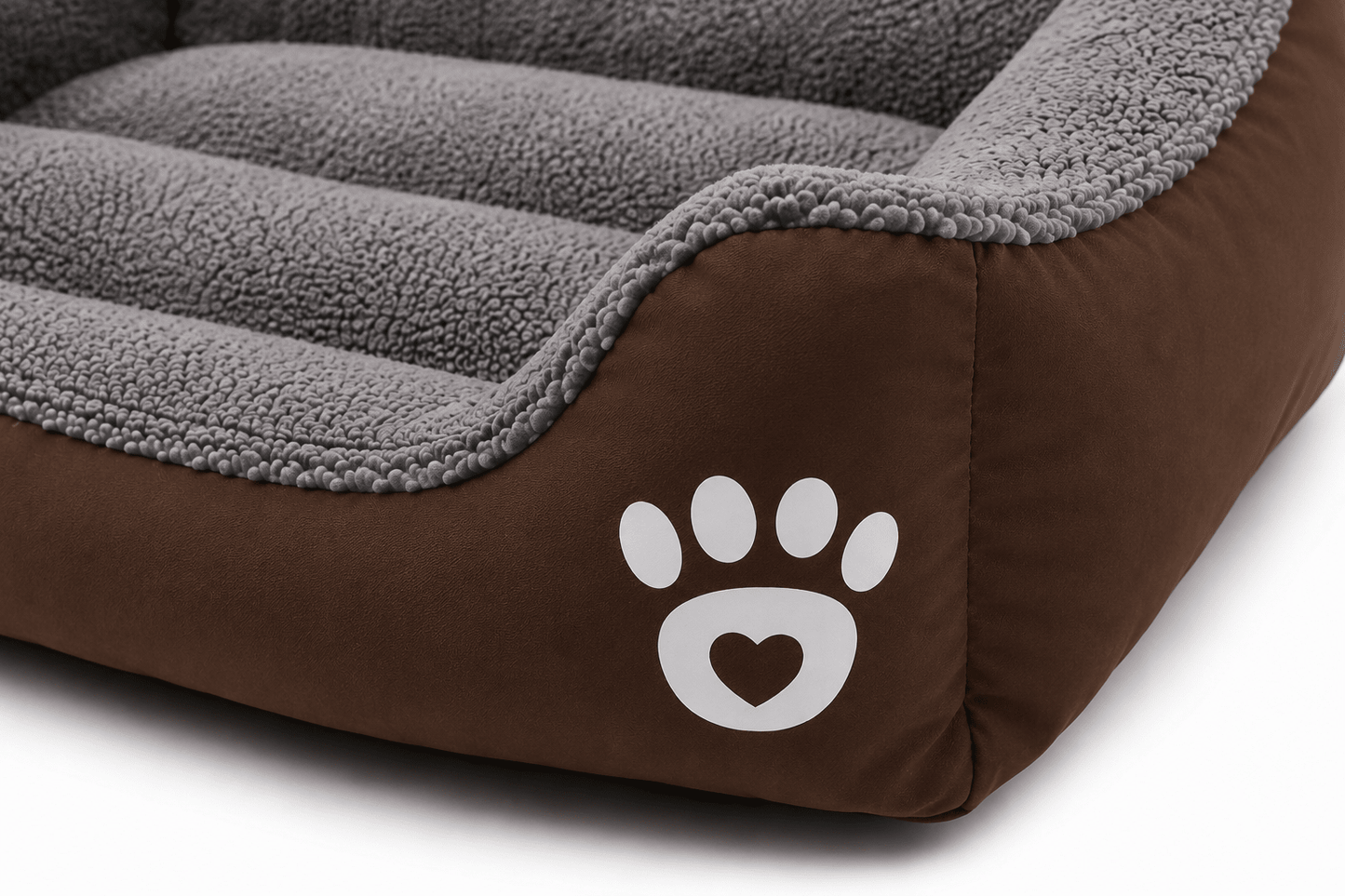 Cozy Bolster Dog Bed with Raised Sides - Markif Pet Shop