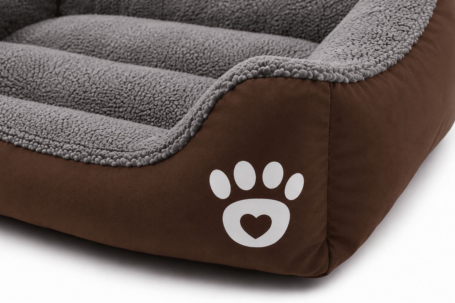 Cozy Bolster Dog Bed with Raised Sides - Markif Pet Shop