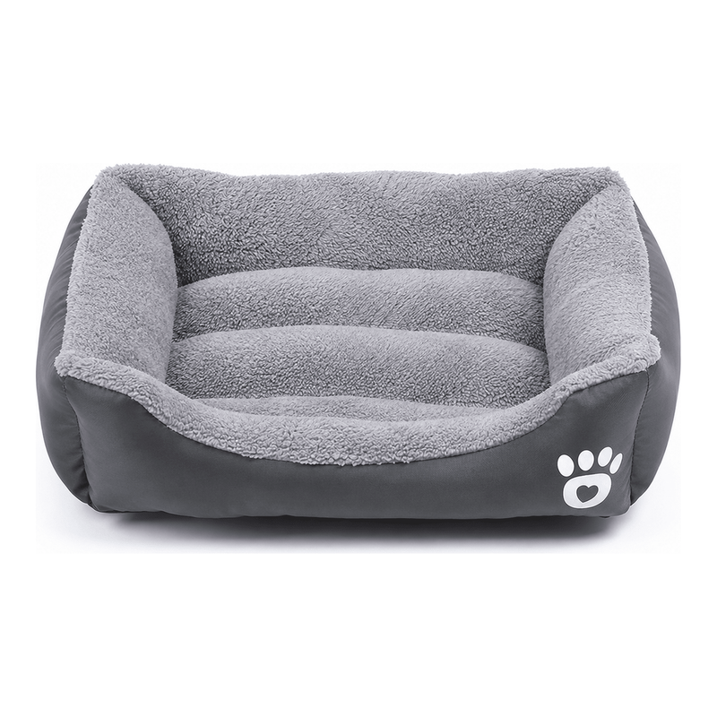 Cozy Bolster Dog Bed with Raised Sides