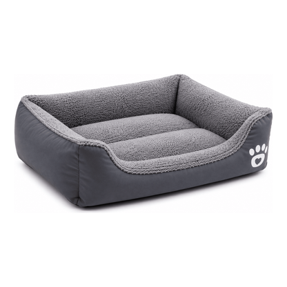 Cozy Bolster Dog Bed with Raised Sides