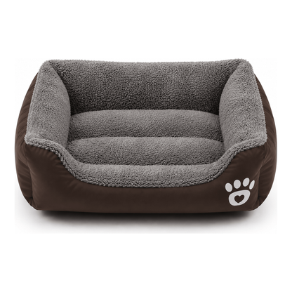 Cozy Bolster Dog Bed with Raised Sides
