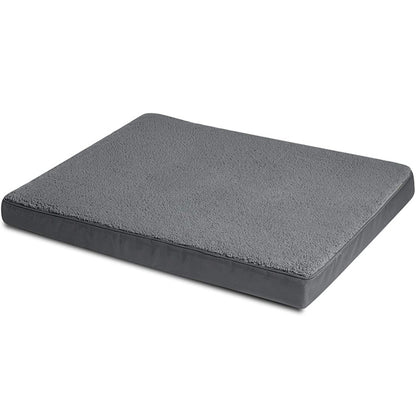 Memory Foam Dog Bed: Washable Cover & Crate Mat