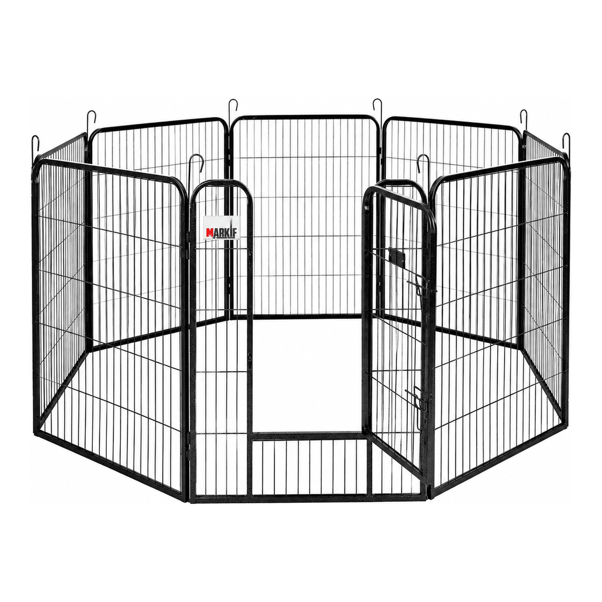 Heavy-Duty 8-Panel Metal Dog Playpen