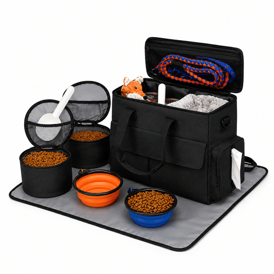 Pet Travel Bag with Food Storage - Markif Pet Shop