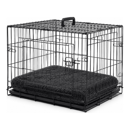 Rectangular Dog Bed & Crate Mat - shown inside crate