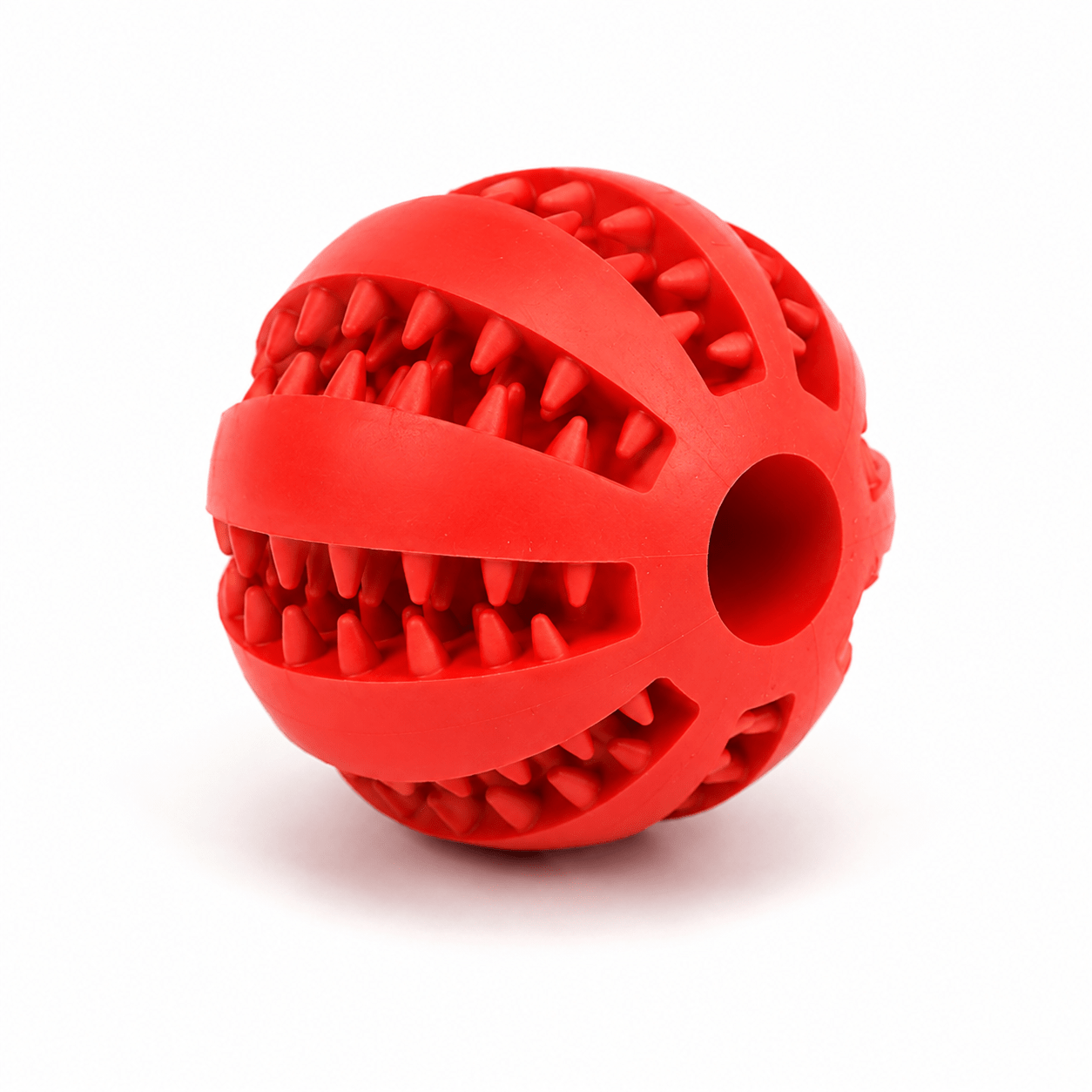 Rubber Dog Treat Ball & Chew Toy - Markif Pet Shop