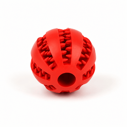 Rubber Dog Treat Ball & Chew Toy - Markif Pet Shop