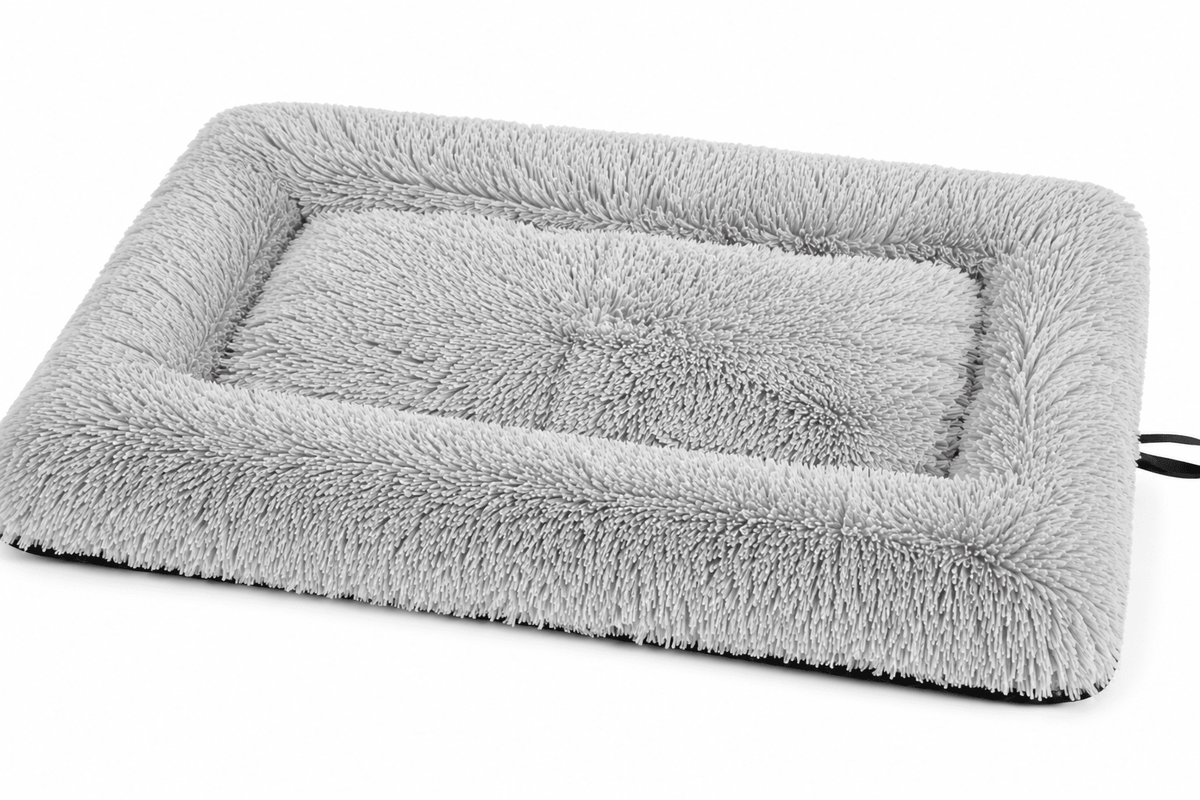 Soft Rectangular Dog Bed & Crate Mat - Markif Pet Shop