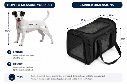 Soft-Sided Pet Carrier Bag - Markif Pet Shop