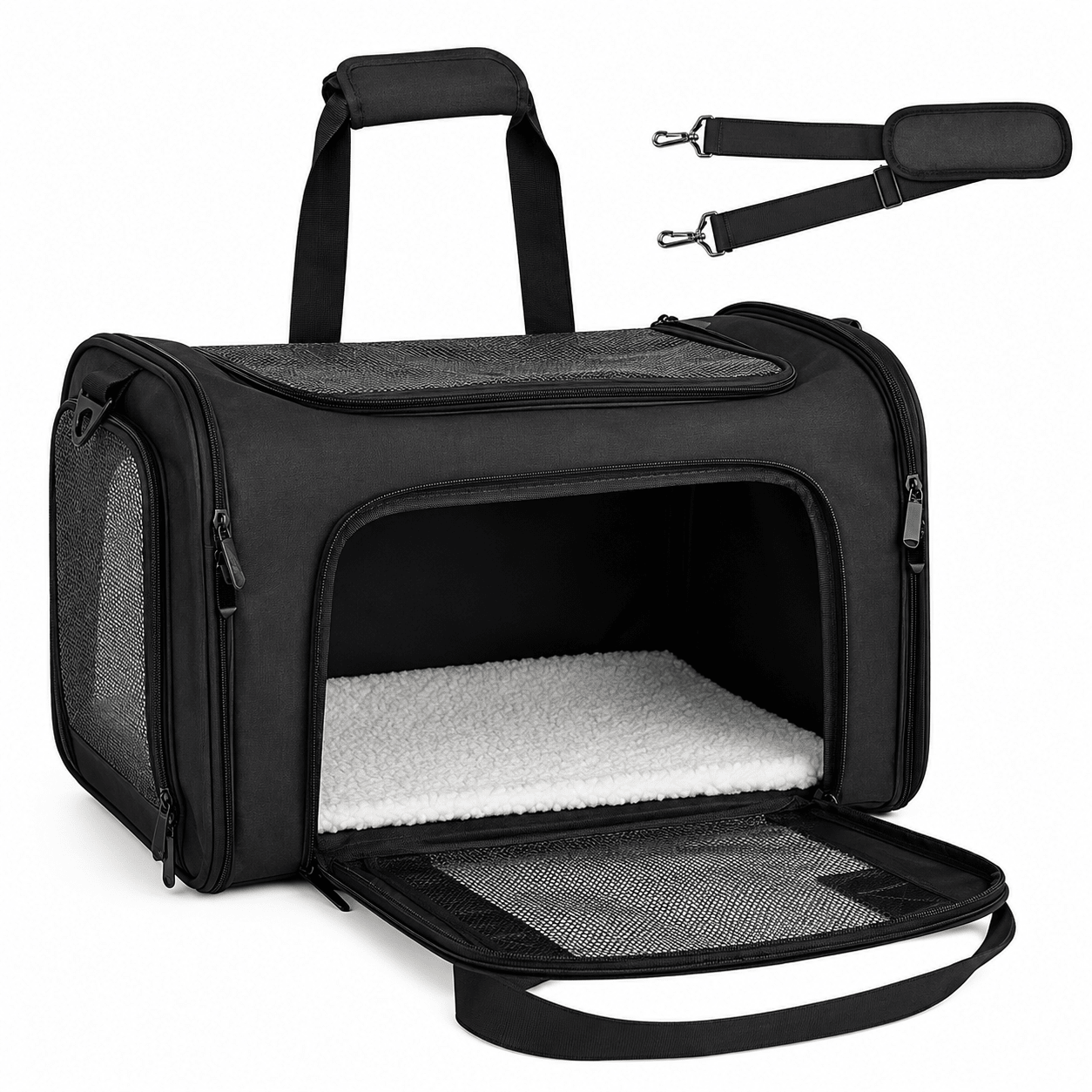 Soft-Sided Pet Carrier Bag - Markif Pet Shop